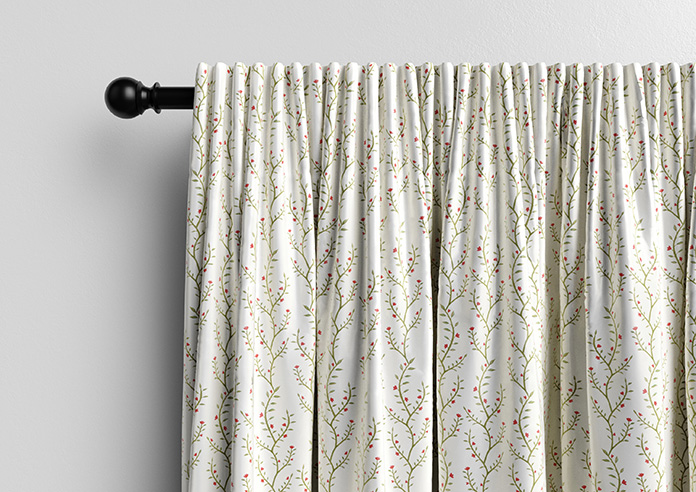Boughton Faux Silk, Ruby - Made to Measure Curtains - Image 10